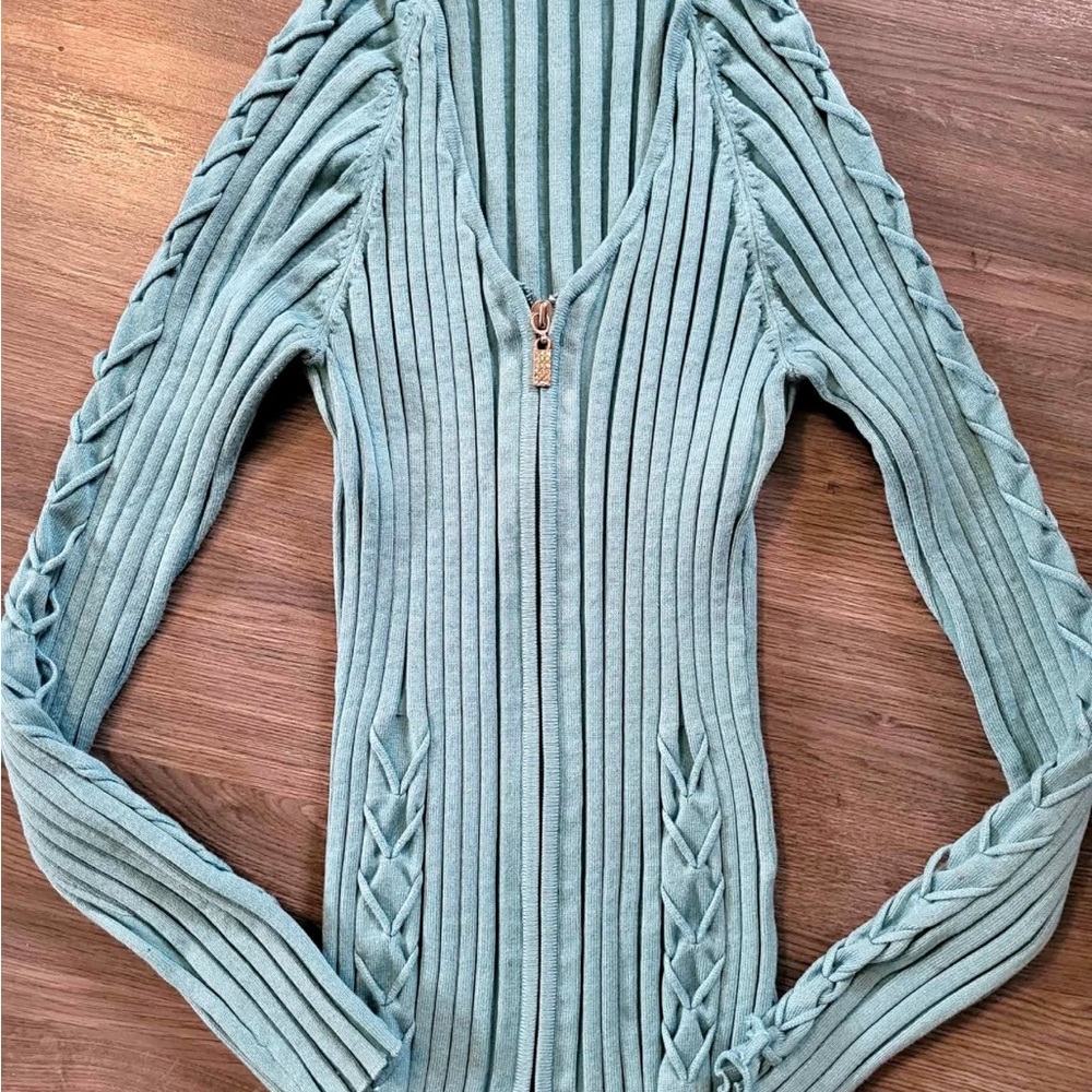 Fitted Cardigan Sweater